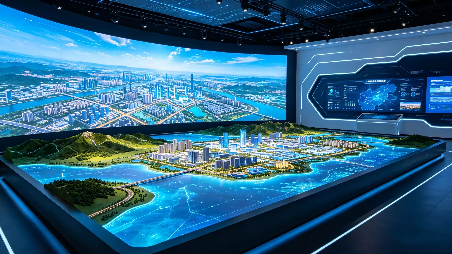 规划数字孪生沙盘模型制作 城市规划模型定制