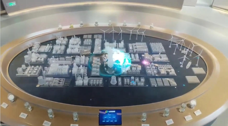 新能源产业园区电子沙盘制作 3D电子沙盘模型定制